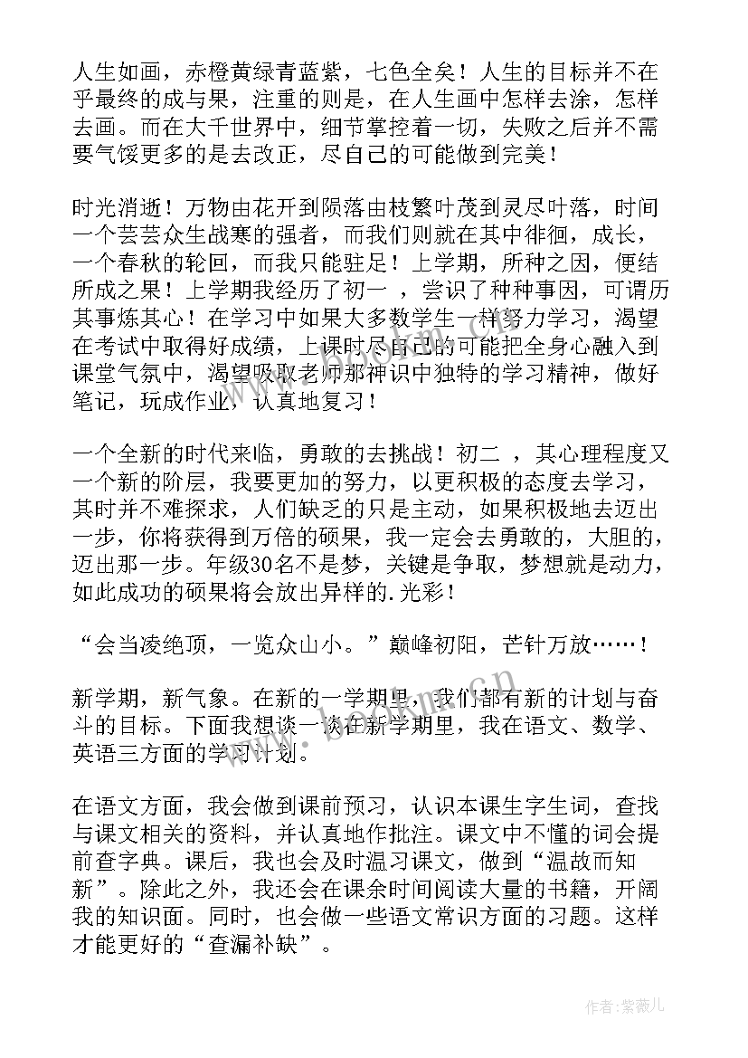 2023年制定学期计划的手抄报画(模板5篇)