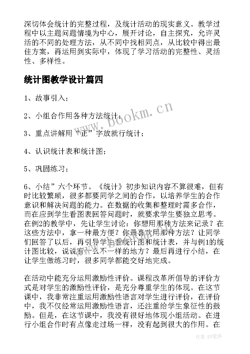 2023年统计图教学设计(优秀10篇)