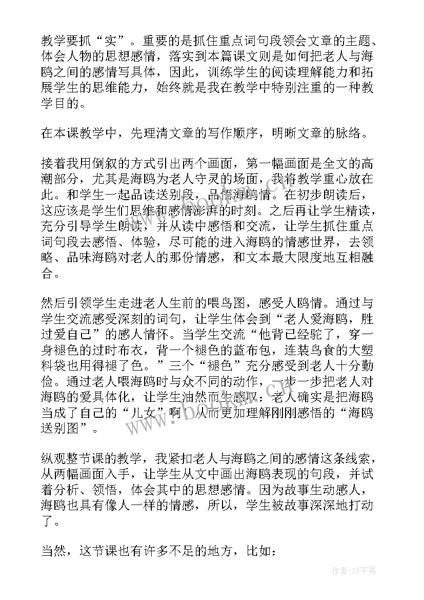 2023年老人与海教学反思(优质6篇)