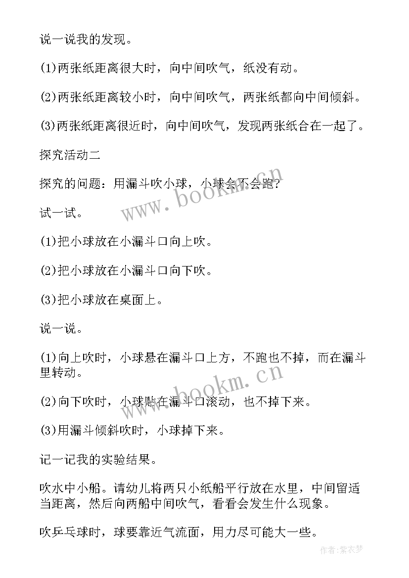 大班科学活动沉浮教案 大班科学活动方案(实用10篇)