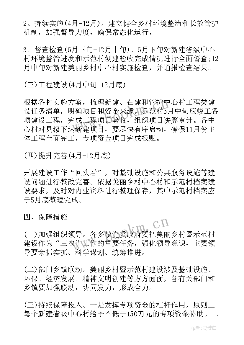 最新美丽乡村建设规划方案 美丽乡村建设规划方案精彩(优秀5篇)