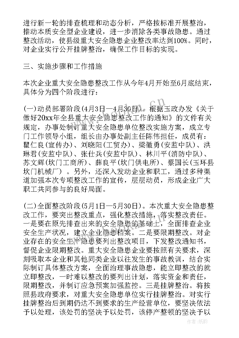 企业违规整改方案(汇总5篇)