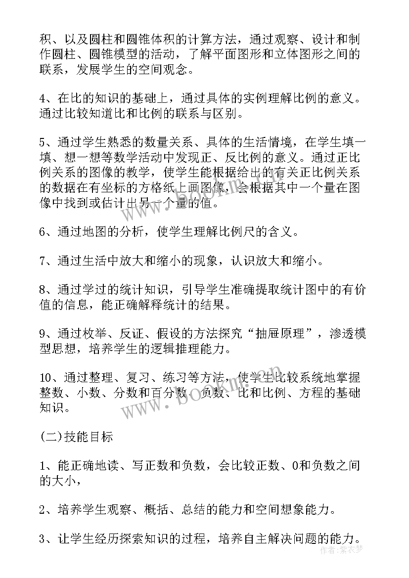 最新苏教版六下数学教案设计 苏教版六年级数学的教学计划(模板5篇)