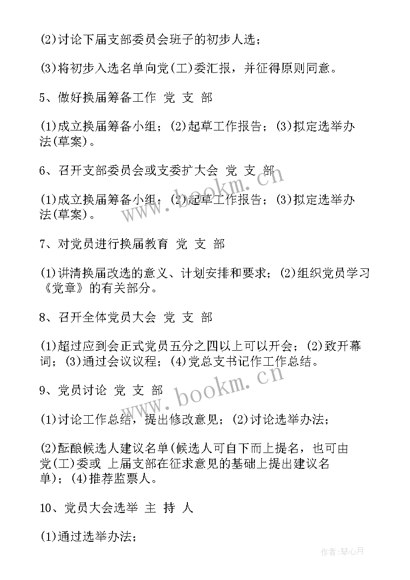 基层党组织换届的报告(大全5篇)