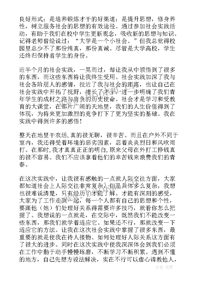 2023年个人实践报告总结 个人实践报告(模板5篇)