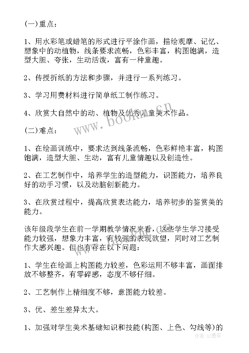 最新苏教版二年级美术课教案(实用5篇)