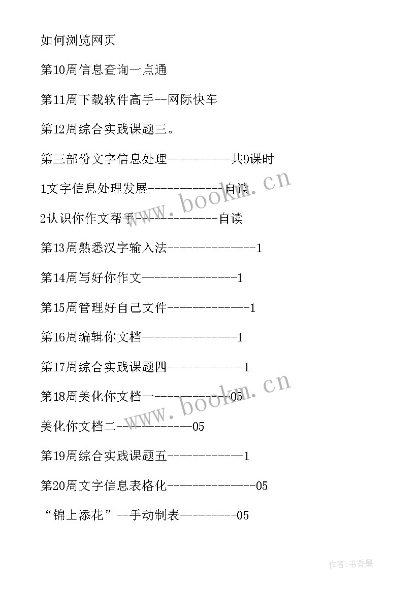 最新劳动技术教学进度安排(大全6篇)