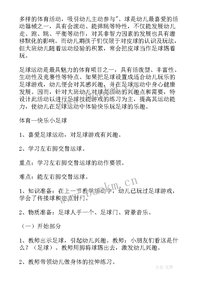 2023年大班体育活动 大班体育活动方案(优质6篇)