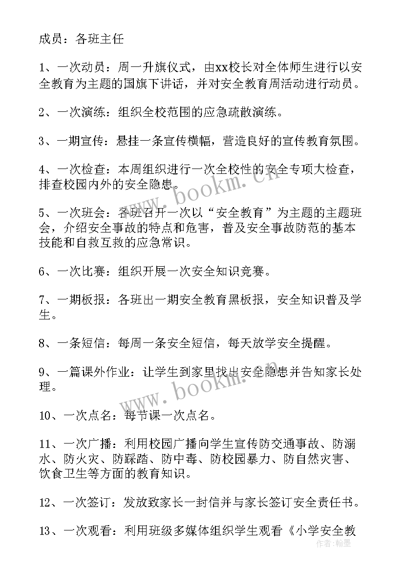 最新小学创意教育活动方案 小学教育活动方案(模板7篇)