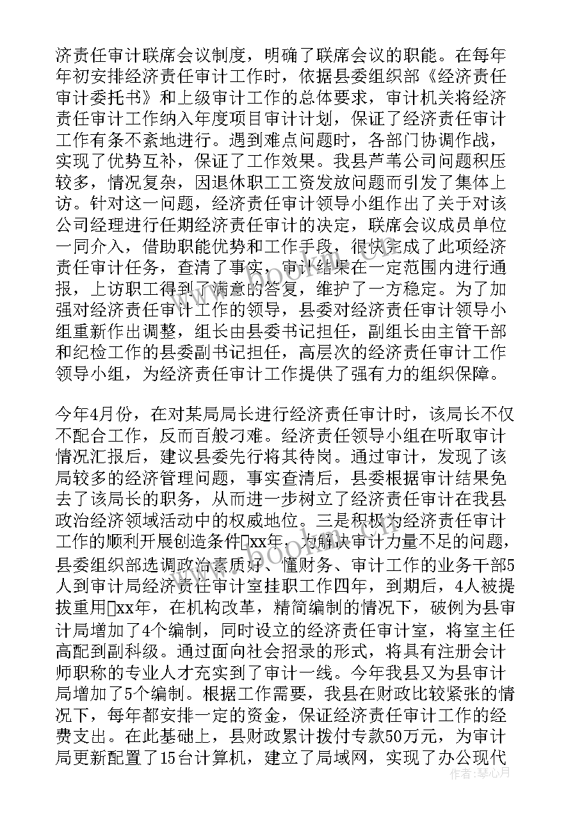 公安领导经济责任审计述职报告 领导干部经济责任审计述职报告(实用5篇)