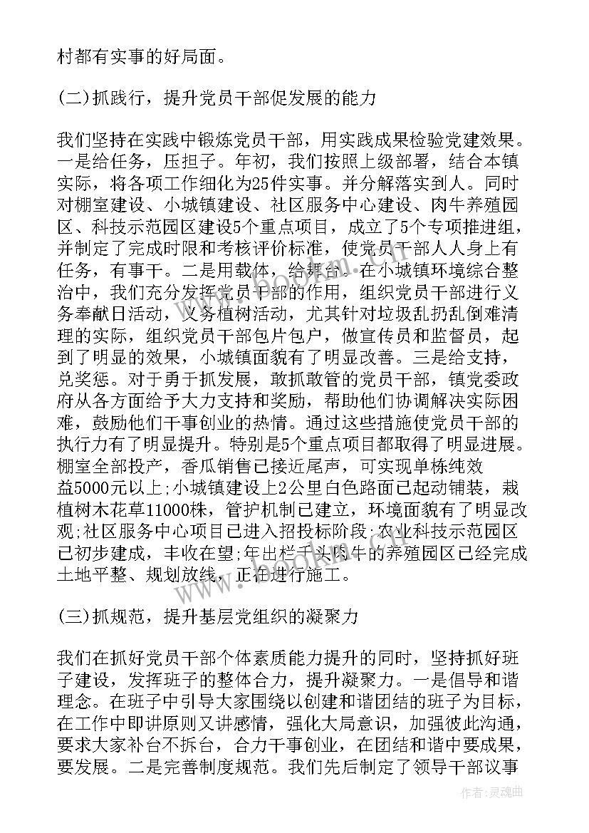 最新镇党建述职报告(实用6篇)