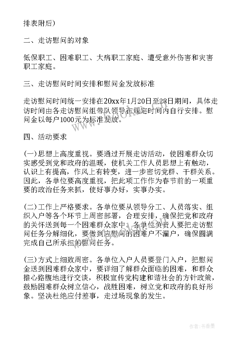 2023年部队春节开展慰问活动方案 春节开展慰问活动方案(优秀5篇)