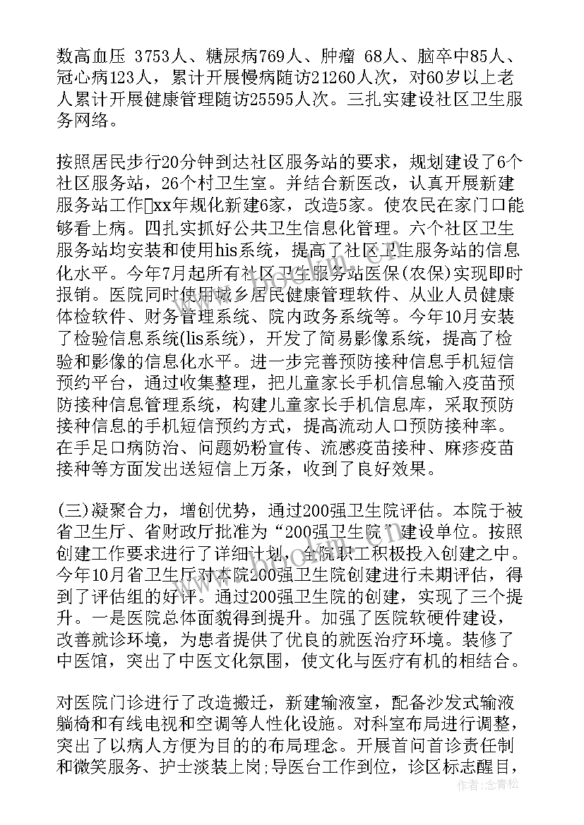 2023年业务院长年终个人总结(汇总6篇)