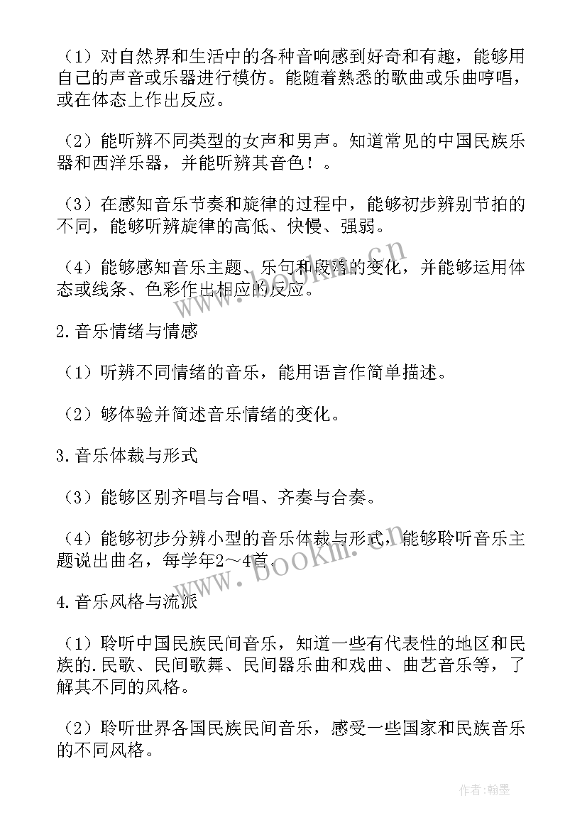 最新下小学音乐教学计划(精选8篇)