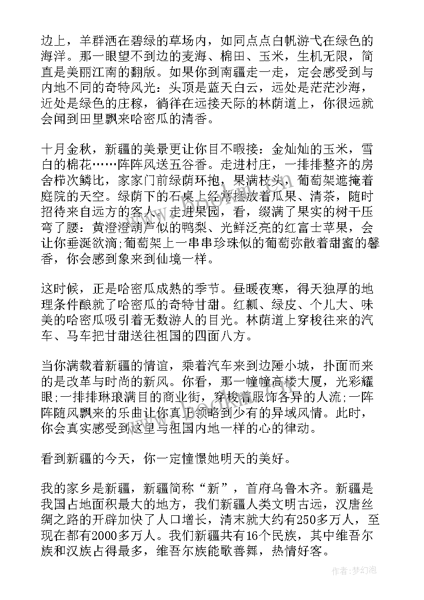 中国新疆之历史印记心得体会(模板5篇)