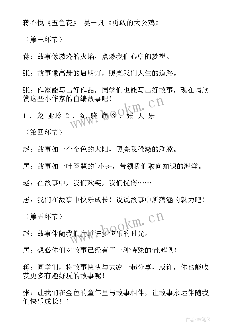 2023年开场白主持词学生版 主持词开场白(精选6篇)