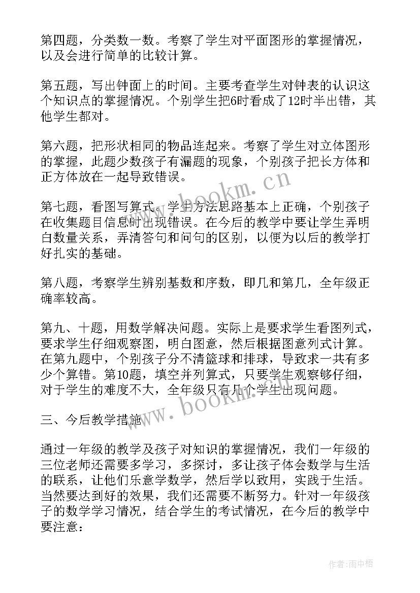 2023年小学期末分析会总结 小学二年级数学期末试卷质量分析报告(实用5篇)