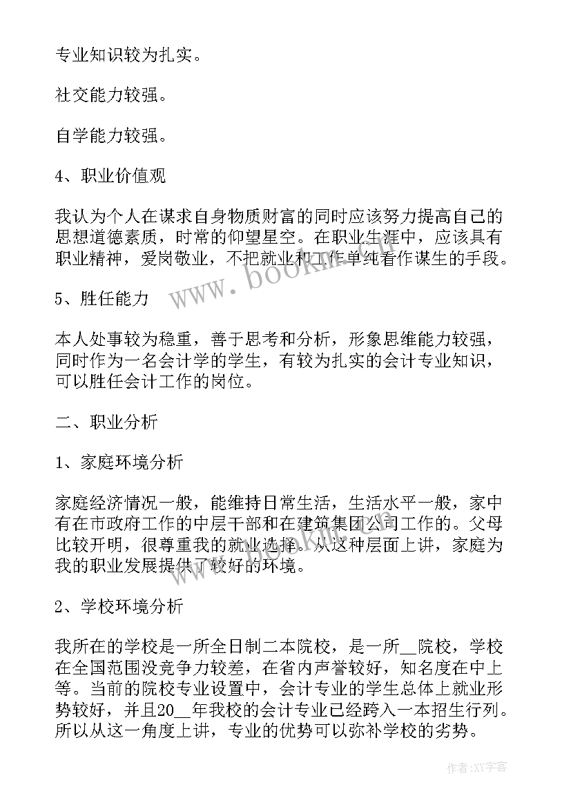 2023年职业发展规划书(模板5篇)