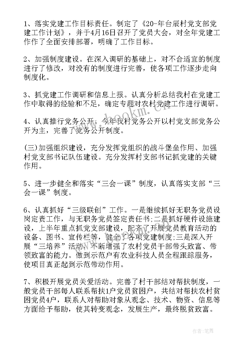 2023年农村党支部书记述职报告存在的问题(大全5篇)