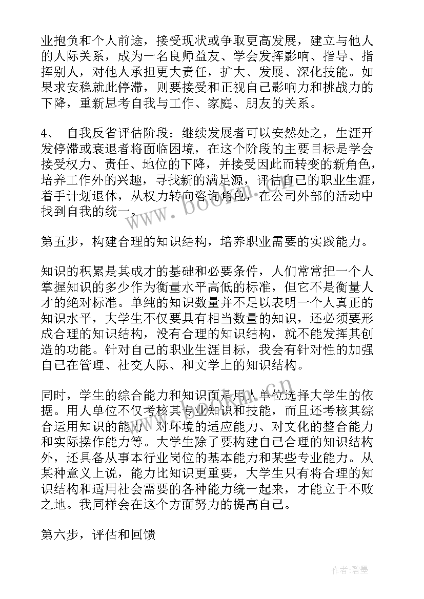 2023年商务英语专业大学生职业生涯规划书 物理学专业职业生涯规划书(汇总5篇)