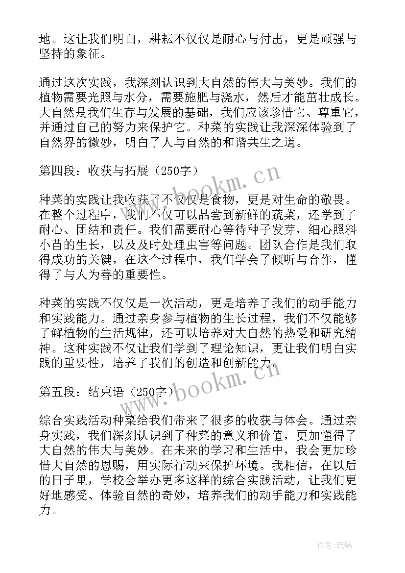 最新综合实践活动心得体会英语说(模板7篇)