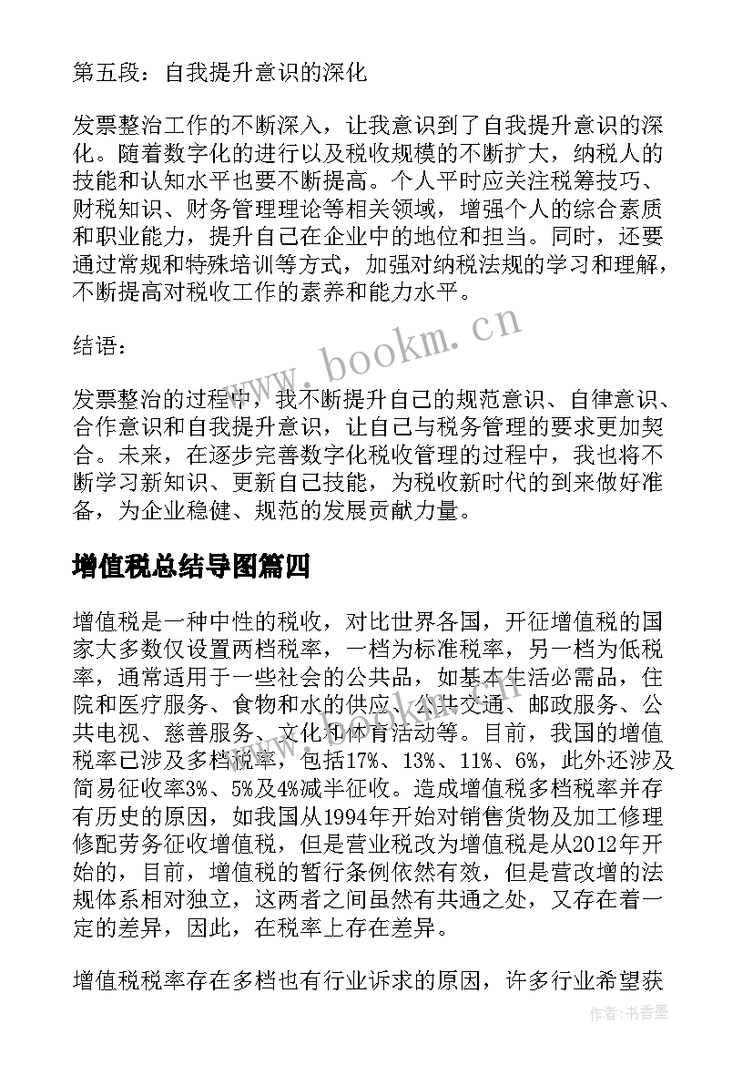 增值税总结导图(模板7篇)