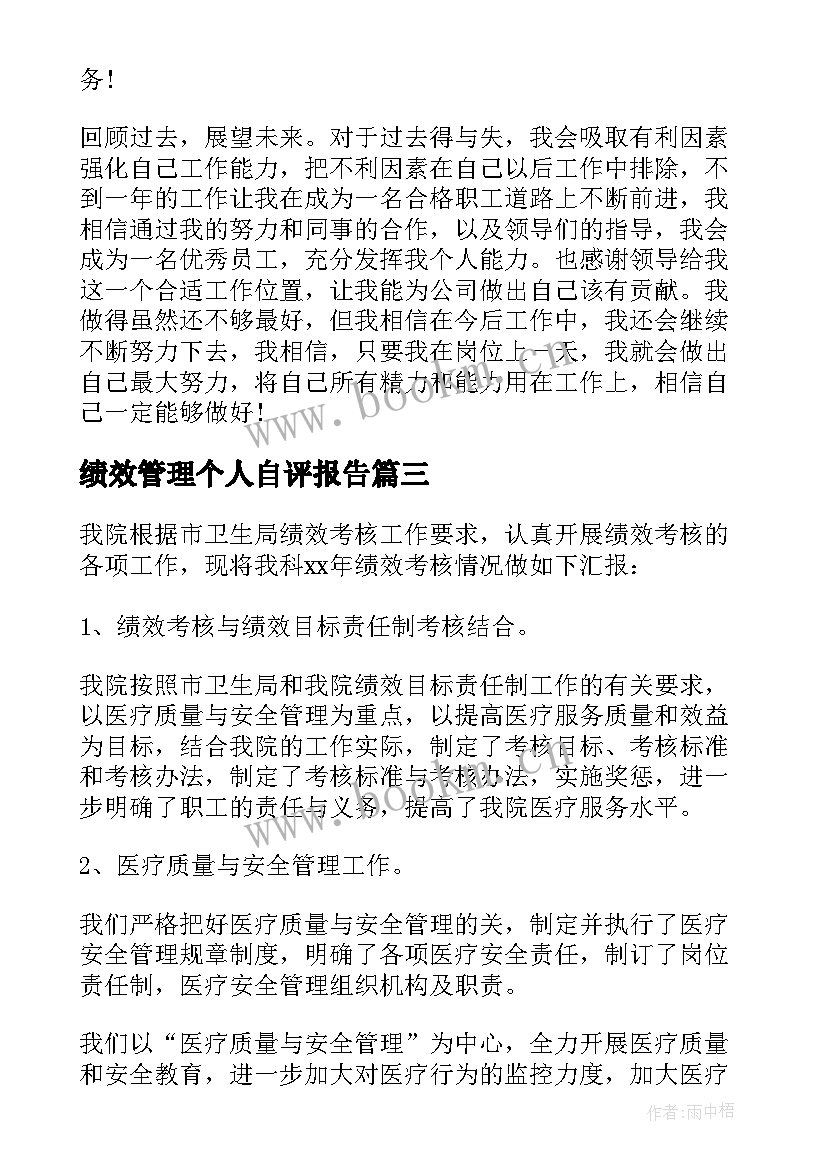 2023年绩效管理个人自评报告 财政预算绩效管理自评报告(精选5篇)