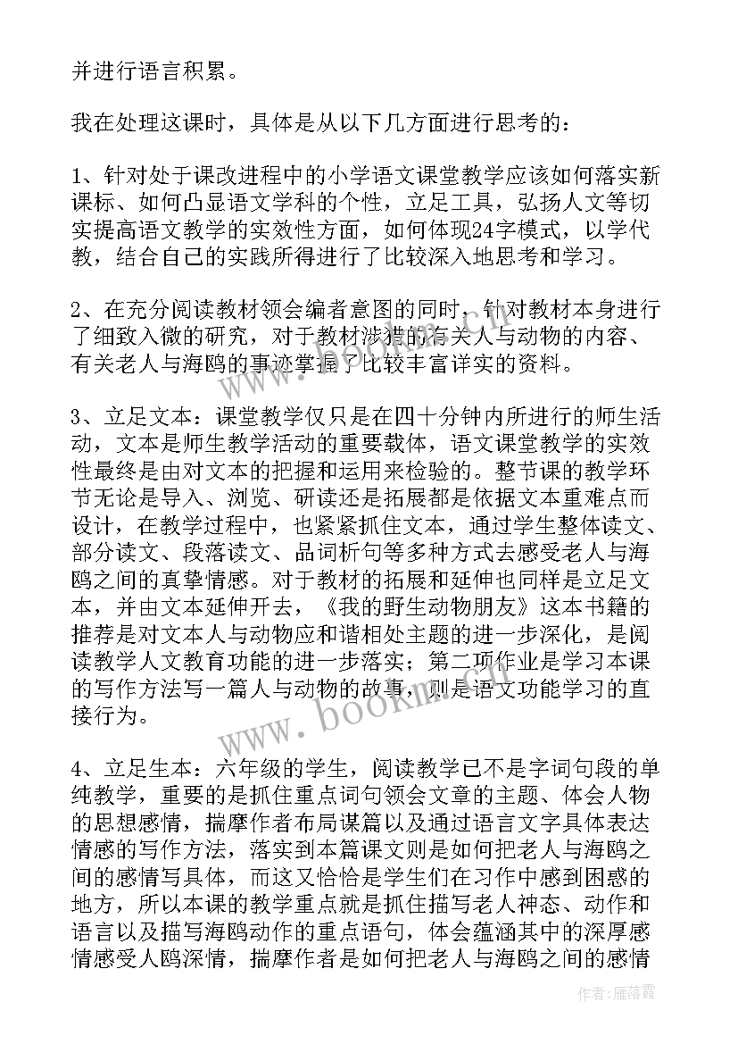 2023年飞吧飞吧音乐教学反思 老人与海鸥的教学反思(模板7篇)