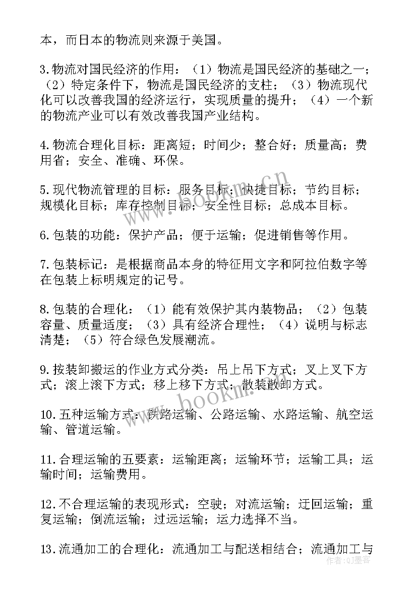 最新现代物流管理简历(优质5篇)