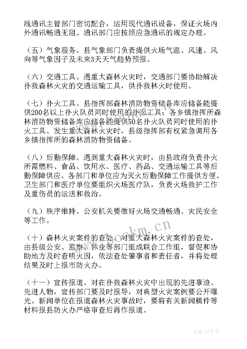 敬老院火灾应急演练方案 森林防灭火消防安全应急预案荟萃(大全5篇)