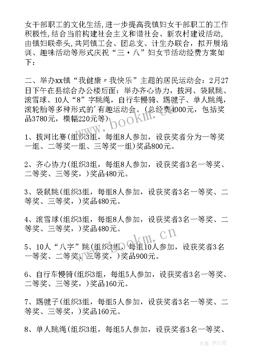 活动经费请示报告(优质7篇)