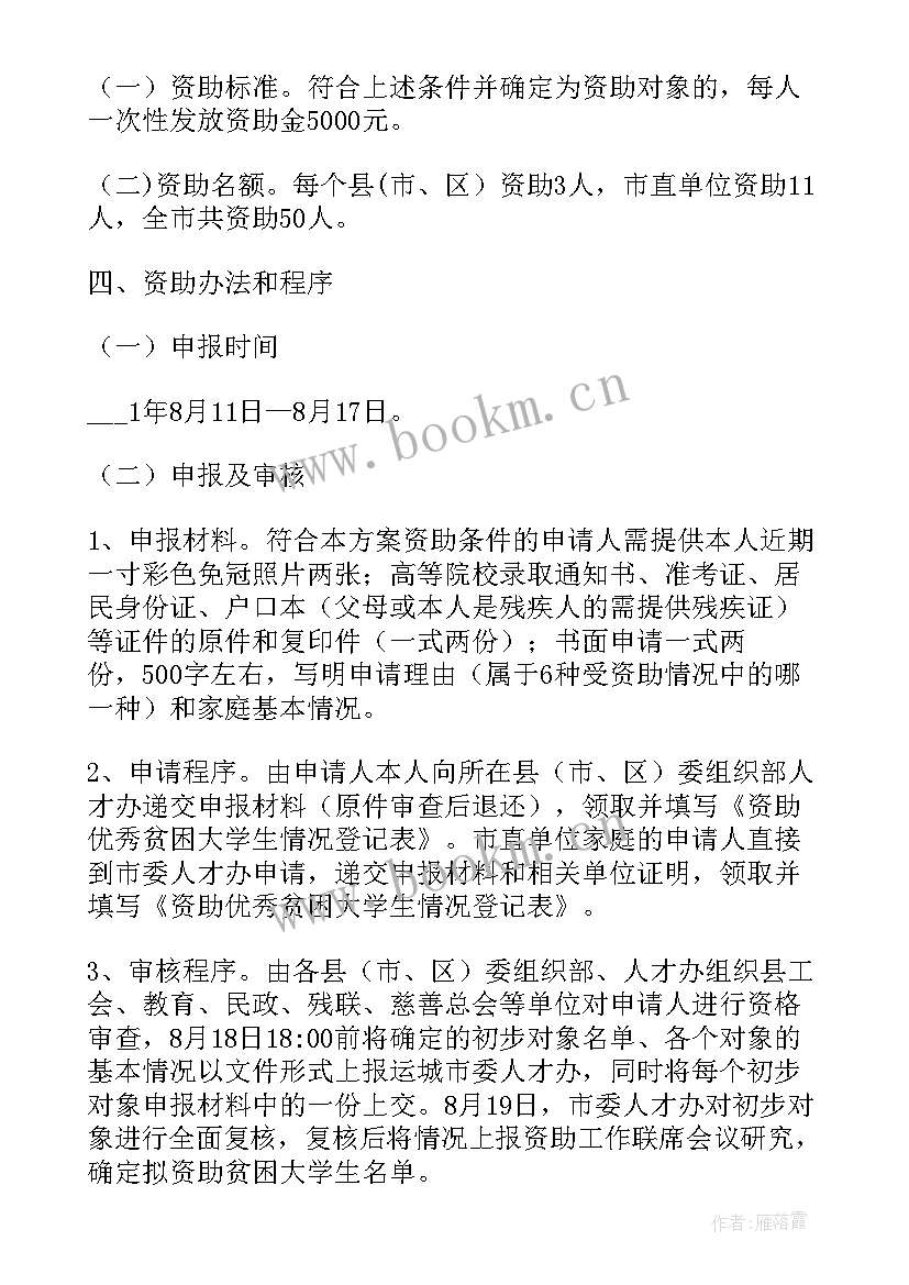 资助育人活动总结(汇总5篇)