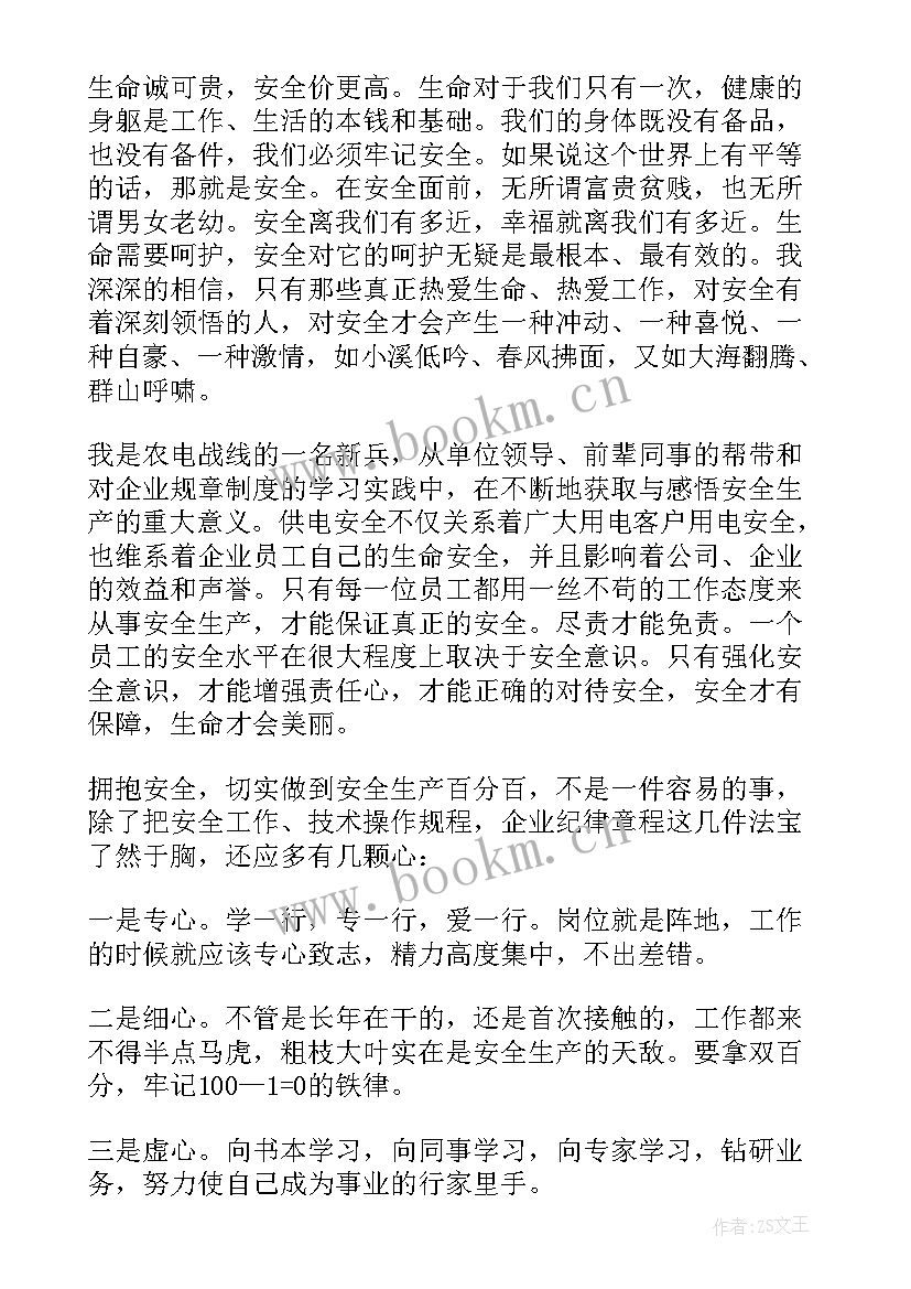 供电公司表态发言稿(大全5篇)