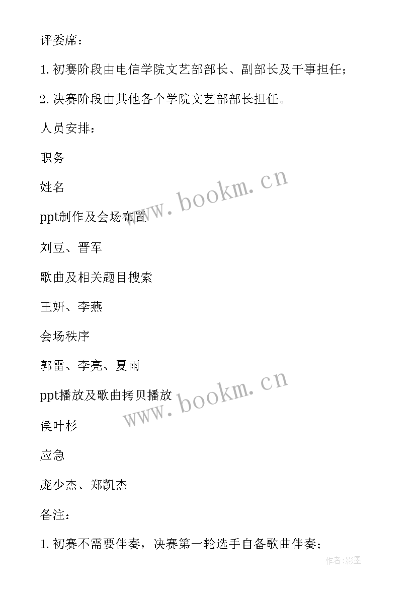 少儿歌唱比赛文案 歌唱比赛活动方案(模板6篇)