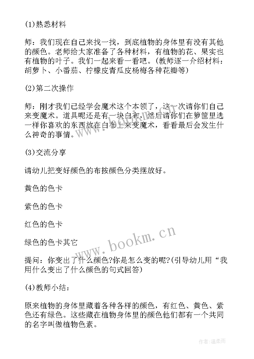 中班神奇的小手美术教案 幼儿园中班科学活动教案神奇的盐含反思(大全5篇)