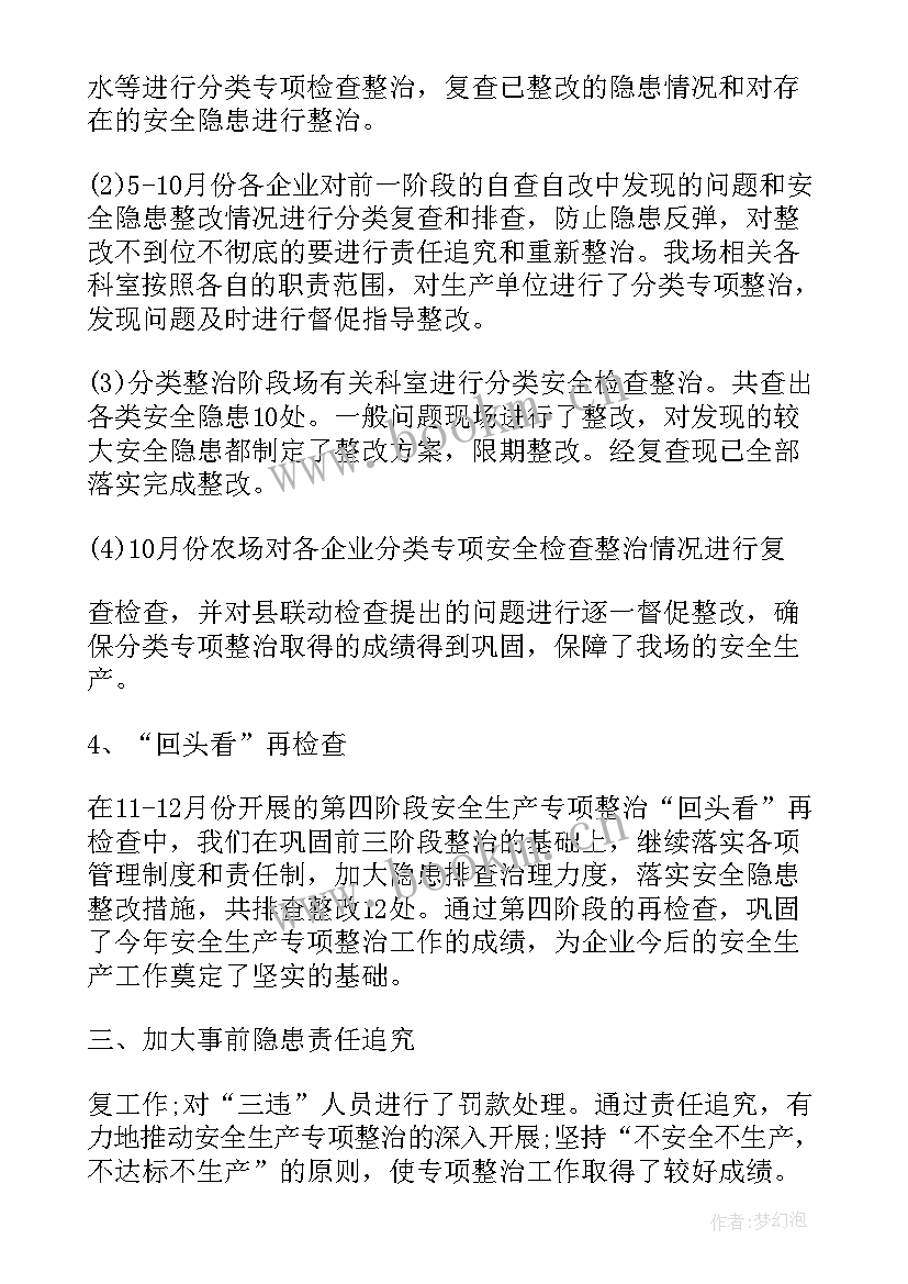 社区人居环境整治工作总结 专项整治工作总结(实用5篇)