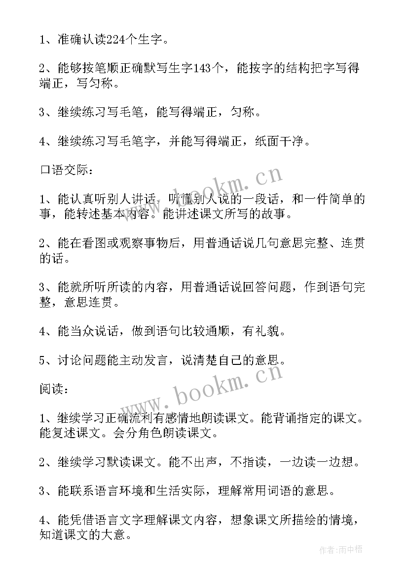 小学语文四年级教学工作计划上学期工作总结(优质10篇)