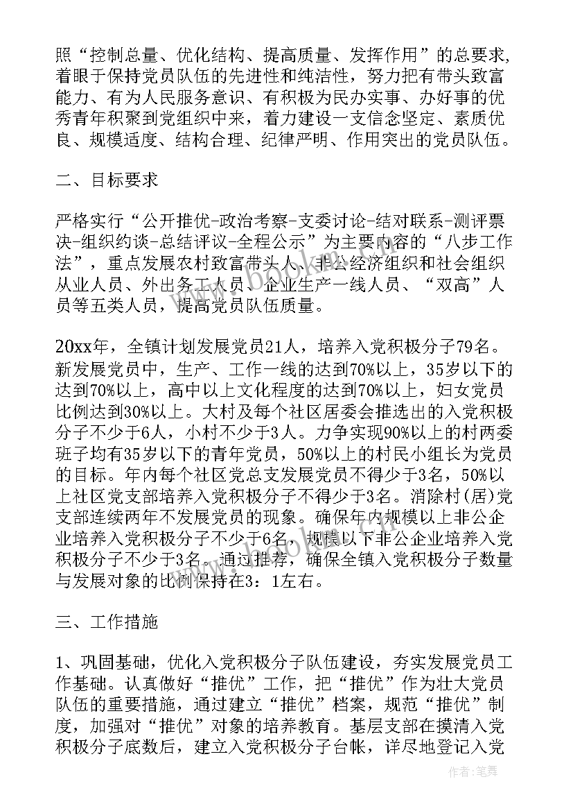 2023年乡镇发展党员工作总结报告 乡镇发展党员个人学习工作计划(优秀8篇)