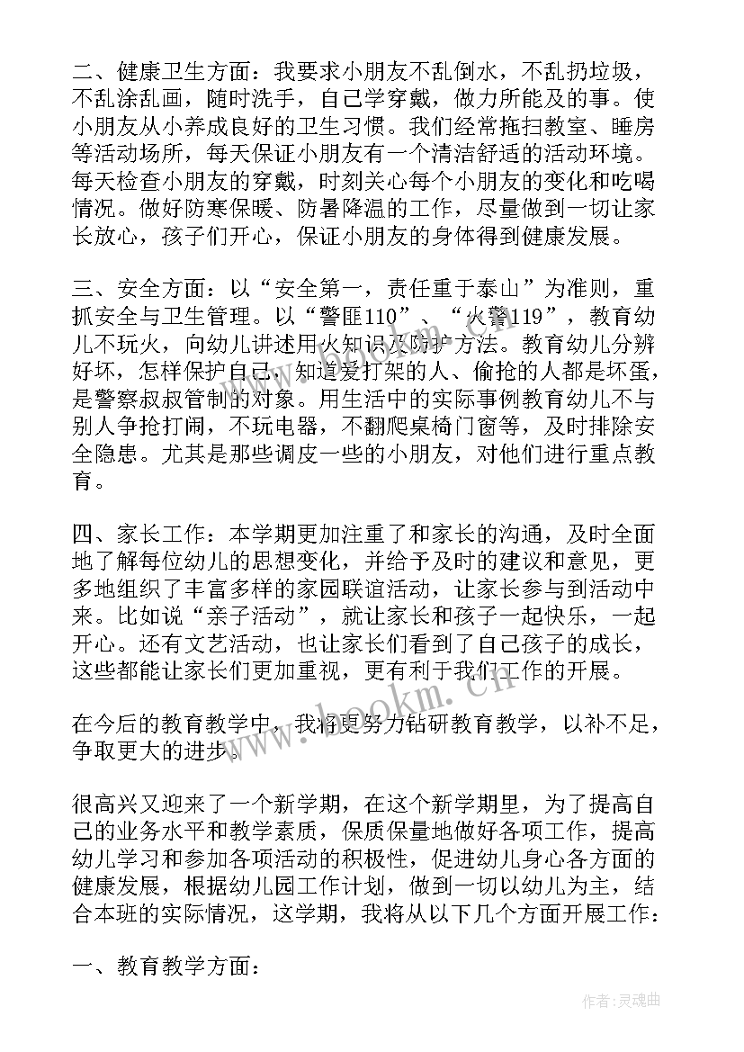 最新幼儿园大大班主班教师工作计划下学期(实用5篇)