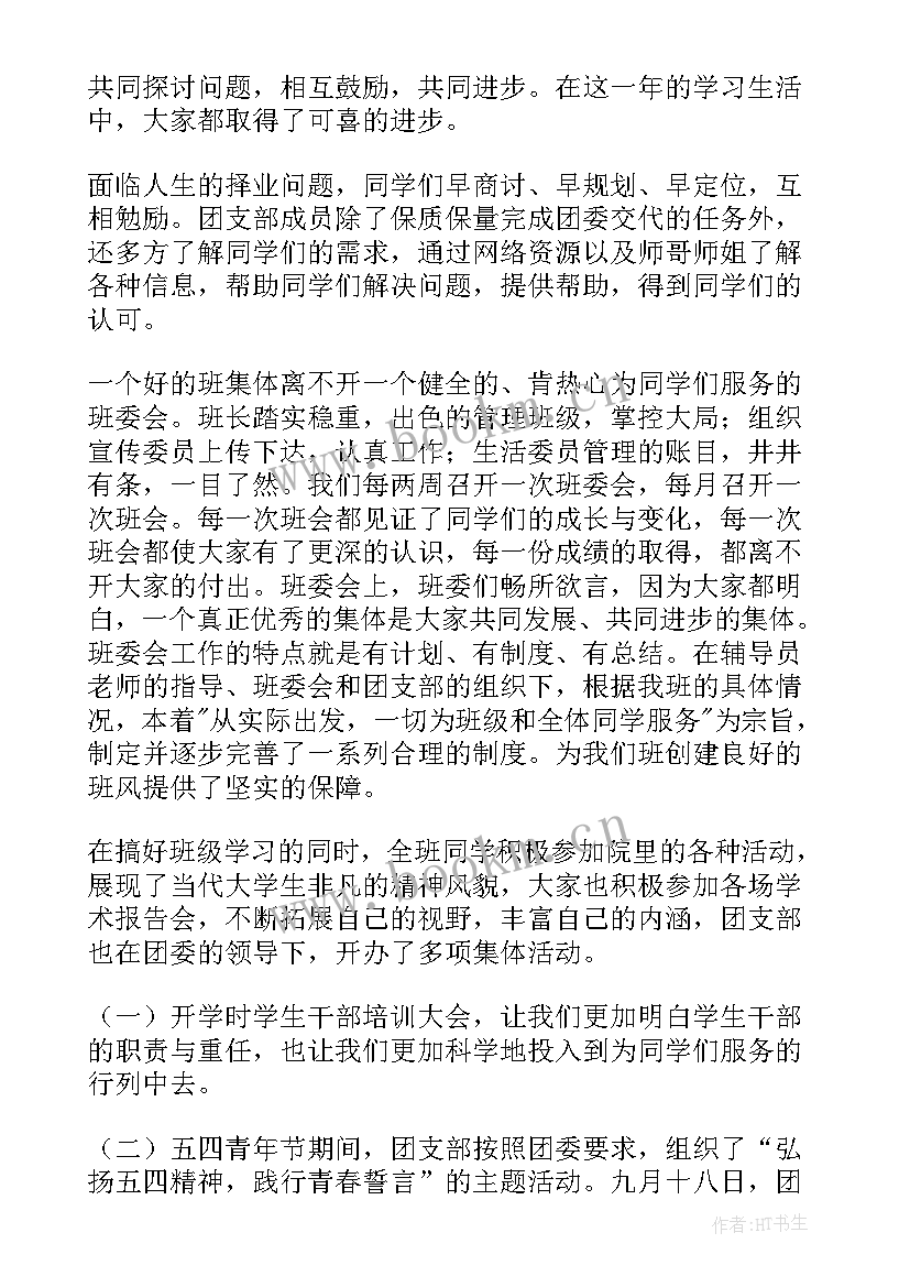 团支部本年度工作总结 团支部年度个人工作总结(精选5篇)