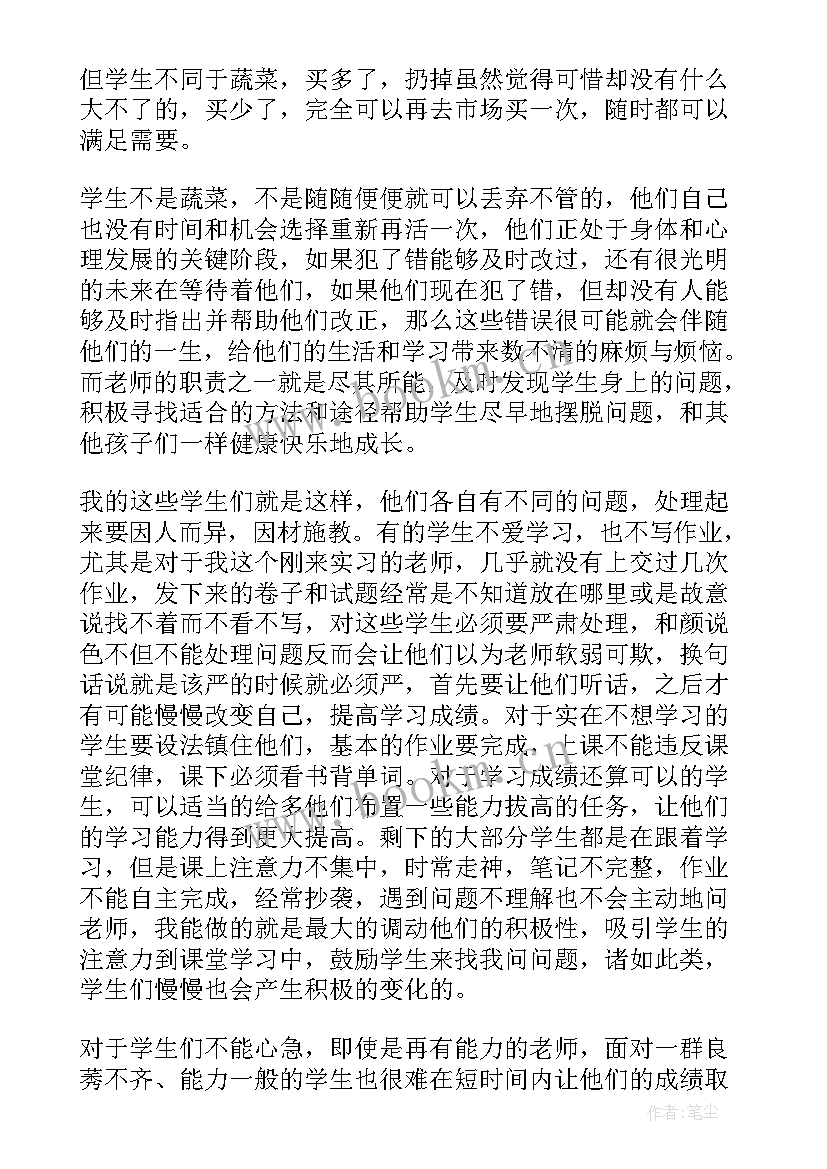 实习生指导老师工作总结 实习带队老师工作总结(模板8篇)