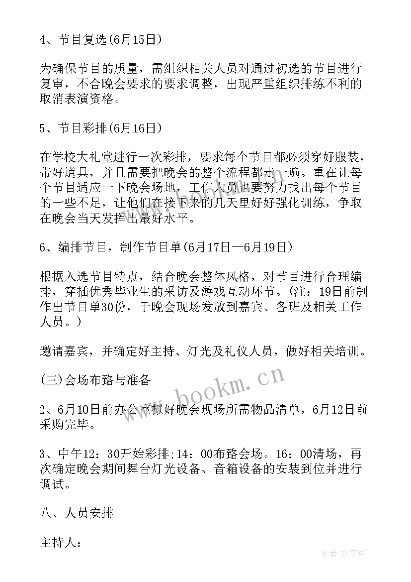 最新毕业季活动策划方案(优秀7篇)