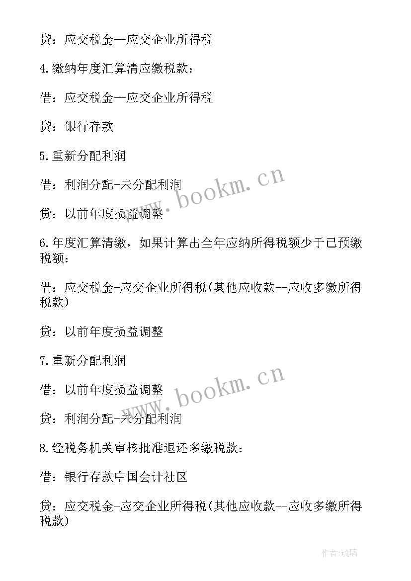 最新企业所得税汇算清缴报表填 企业所得税汇算清缴总结报告(大全5篇)