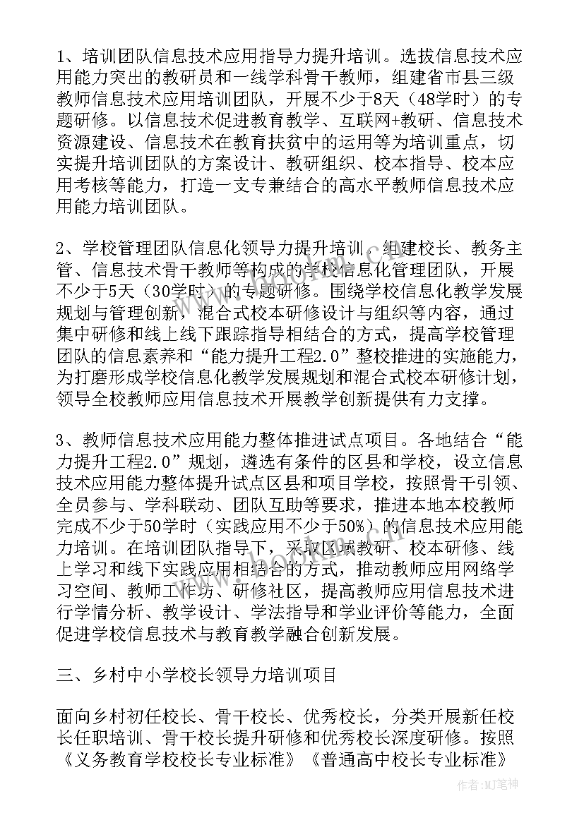 最新小学学校培训方案(精选5篇)