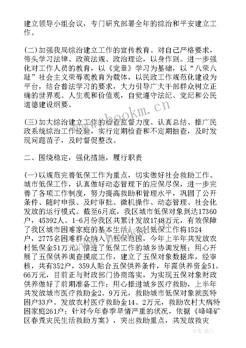 村综治专干个人述职报告(通用5篇)