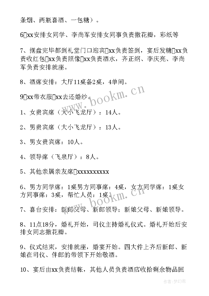 2023年新中式婚礼策划方案(大全5篇)