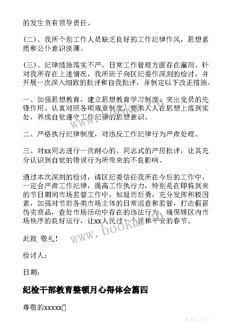 纪检干部教育整顿月心得体会 派驻纪检干部心得体会(通用5篇)