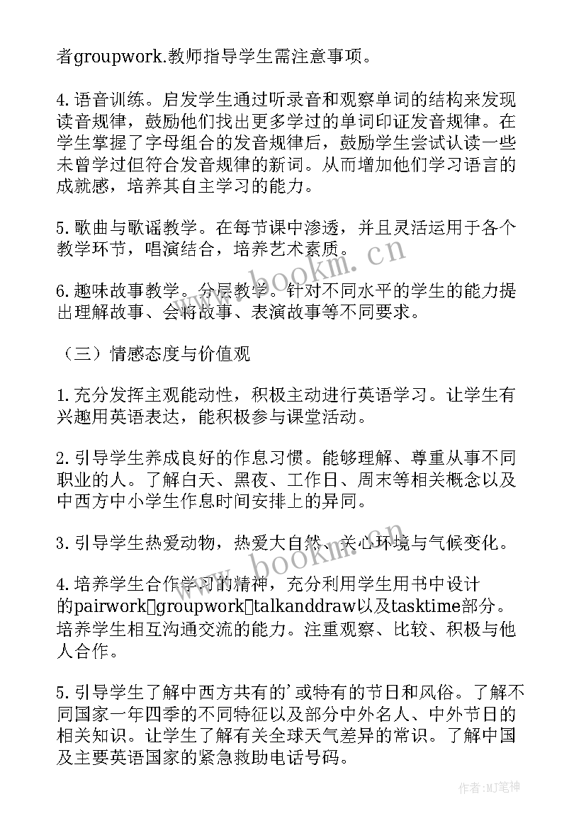 最新小学五年级下学期英语学情分析 小学五年级英语教学计划(优质5篇)