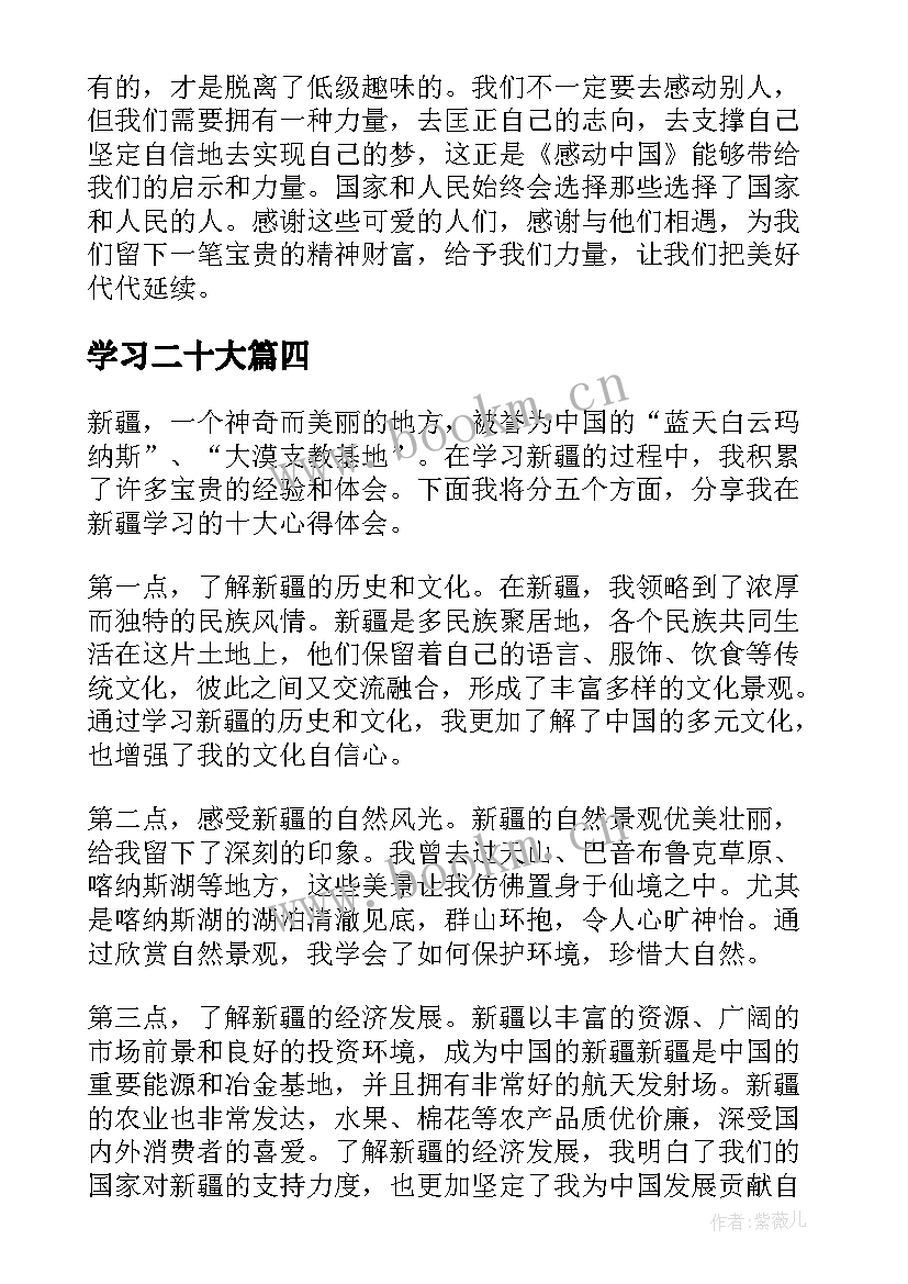 2023年学习二十大 学习新疆十大心得体会(优质5篇)