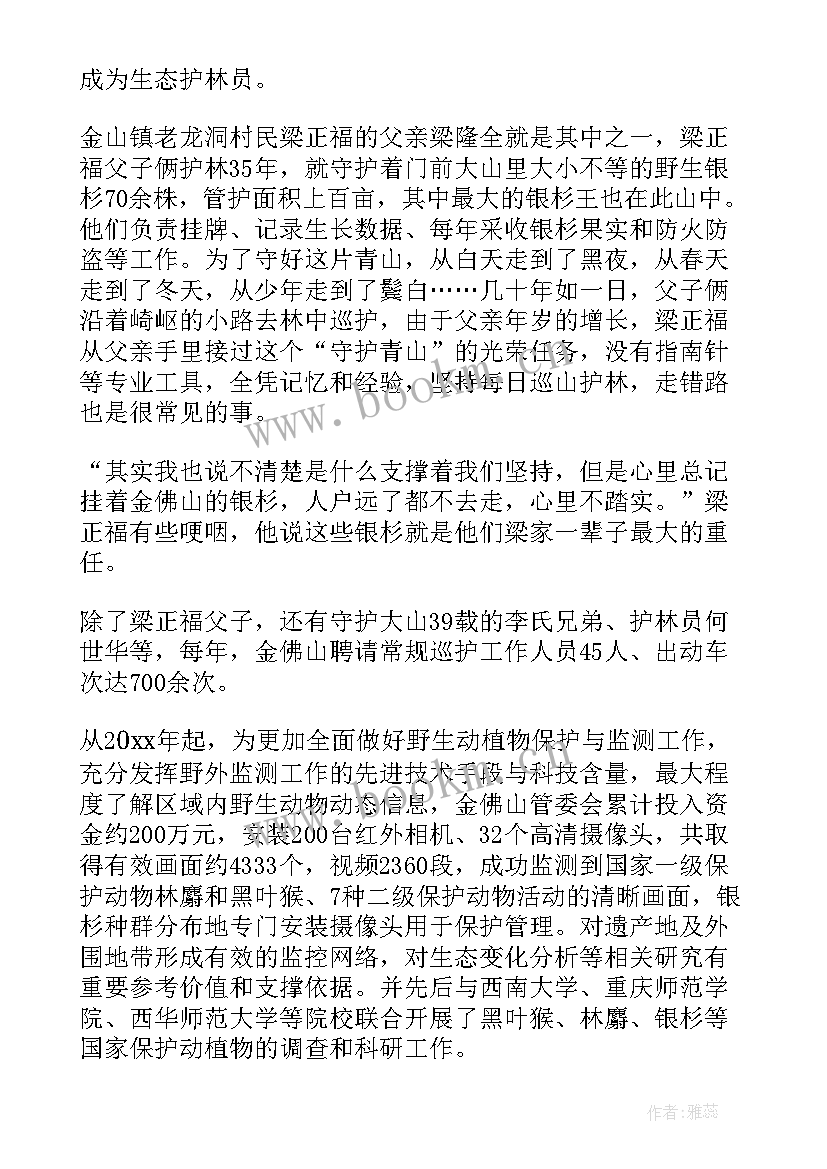 绿水青山就是金山银山的理解并举例说明 绿水青山就是金山银山演讲稿(优质9篇)